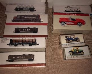 Toy Trains & Automobiles New in Box.