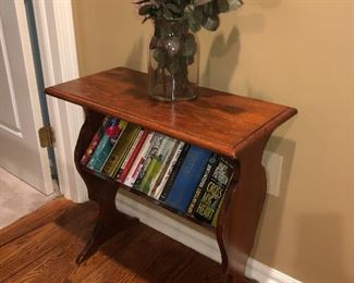 Small Book Shelf End Table