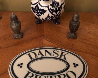 Dansk Porcelain Bistro Advertising Piece