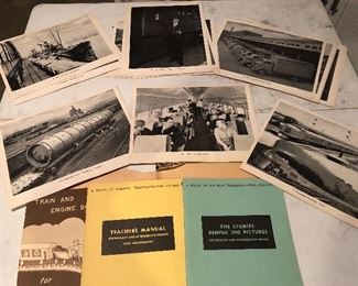 Teachers Manuals and Railroad Photographs