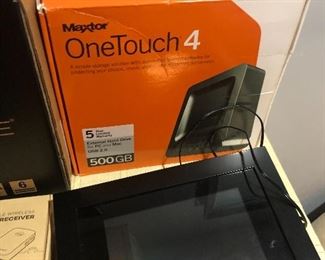 Maxtor One Touch 4 External 500GB Hard Drive for PC or Mac
