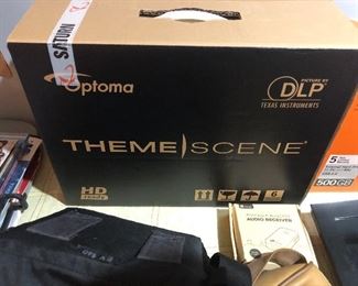 Optoma New Digital Cinema Projector Theme Scene. Picture by DLP Texas Instruments HD Ready