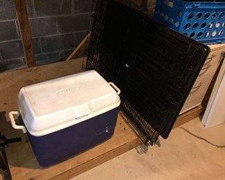 Cooler & Dog Crate