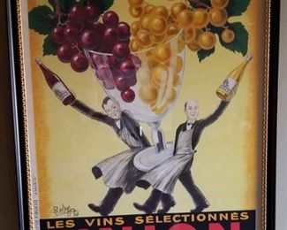 Framed Robys 50 Selected Union Wine in Your Glass Poster