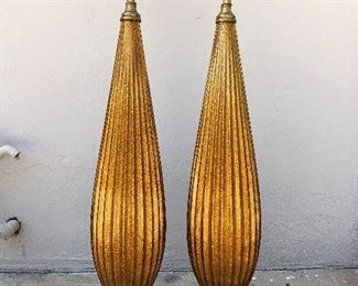 1970’s Murano glass lamps 