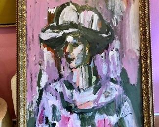 Vintage art / 1960’s Pinks, Mauves, Lavenders. 