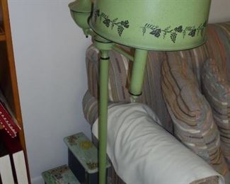 Green floor lamp
