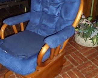 Blue platform rocker