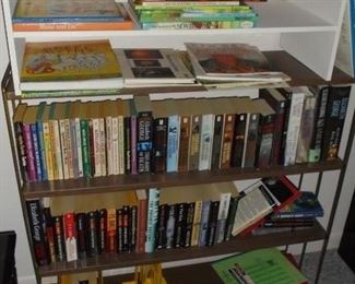 1 of 3 metal bookcases