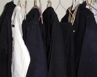 3 full sets of Navy wool uniforms