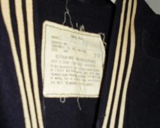 3 full sets of Navy wool uniforms