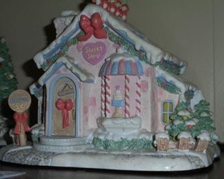 Precious Moments 'Hawthorne Village' Christmas villages. all numbered. 'Sweet Treats Shoppe'