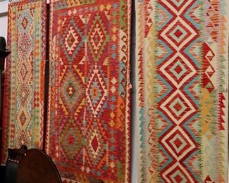 Flat weave rugs