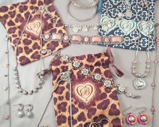 Lots of Sterling Silver and Costume Jewelry by Brighton