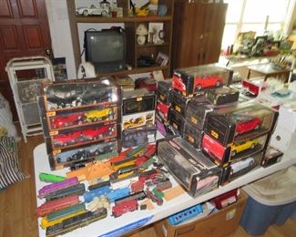 Massive Collection of Vintage Trains and Model Cars