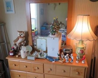 Very Nice Solid Wood Dresser and Mirror