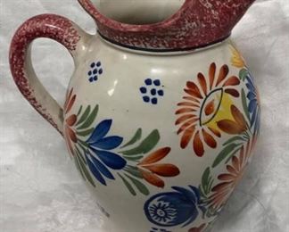 Quimper Pottery Water Pitcher France LAC003https://www.ebay.com/itm/123791666439