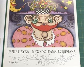Jamie Hayes Remarque Signed Artist Proof New Orleans 1993 Mr Lem Lutz IX LAC026https://www.ebay.com/itm/113771211560