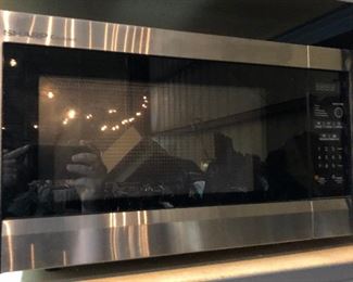 Sharp Carousel Microwave Chrome And Black Lot #LAQ3002 Send your Shipper$10 