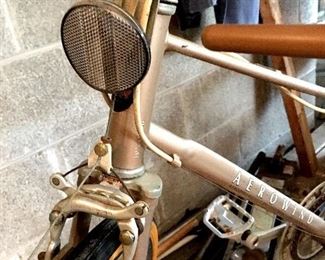 In The Garage is Waiting A Fab Vintage Bike...