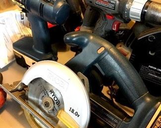 Ryobi, Craftsman, Black & Decker, and Porter Cable...