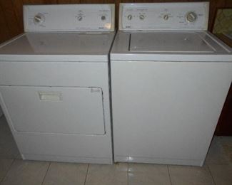 Kenmore washer & electric dryer