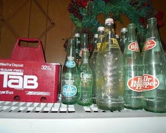 Tab & other soda bottles