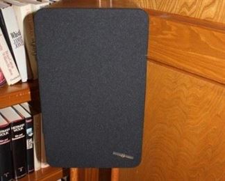 Phase tech speakers with stands (vintage)