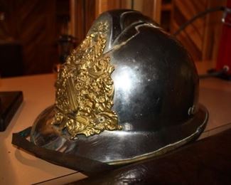 Antique French Fireman's helmet