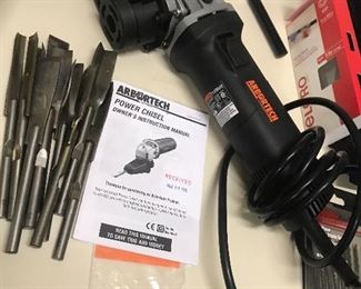 Abortech Power Chisel with 10 pc Chisel set