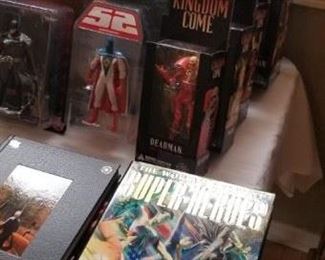 Marvel and DC books