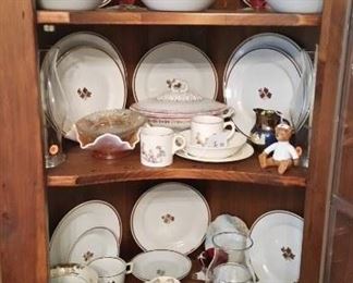 Vintage Royal Ironstone China 4 place setting plus lots of extras