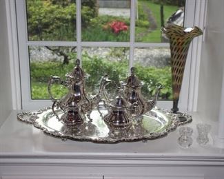Towle silver plate set