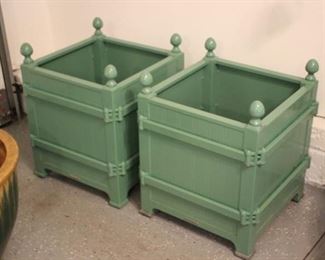 Pair Frontgate planters