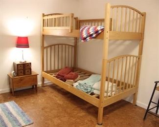 Bunk beds with ladder