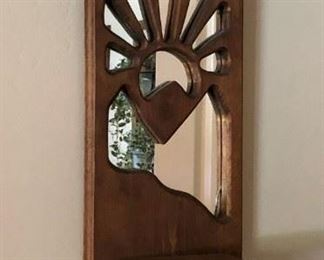 Wood Starburst Sconce