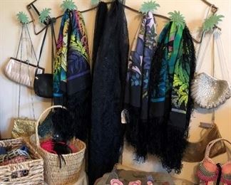 NEW Bohemian Silks, Scarves, NEW and Vintage Bags, Hats, Belts...