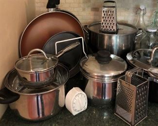 Assorted Pots & Pans