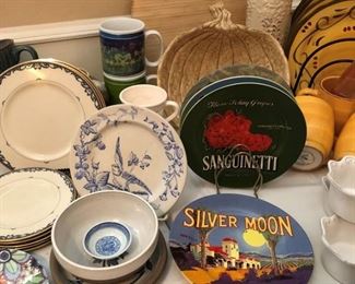 Assorted Decorative Plates, Vintage Plates...