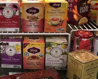 Tea, tea and more tea