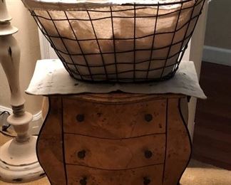 Small Bombay Chest Burl Wood 