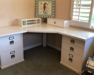 Pottery Barn Corner Desk 