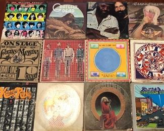 Vinyl: Grateful Dead, Loggins & Messina, Rolling Stones...