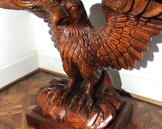 Georgian Reproductions mahogany eagle console table
