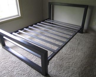 METAL BED FRAME AND MATCHING DESK FROM ROOM AND BOARD