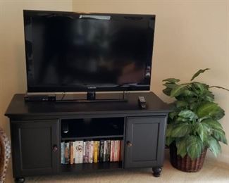 Samsung Flat screen TV and Console