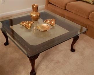 Stangl Hand Painted 22k Gold Vases and Dish 