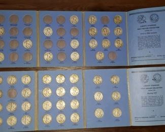 Liberty Standing Half Dollar Silver Coins 1916-1947