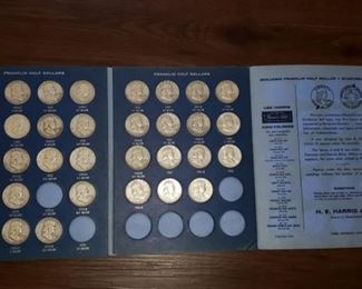 Benjamin Franklin Half Dollar Silver Coins 1948-1962