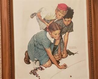 Norman Rockwell Framed Print